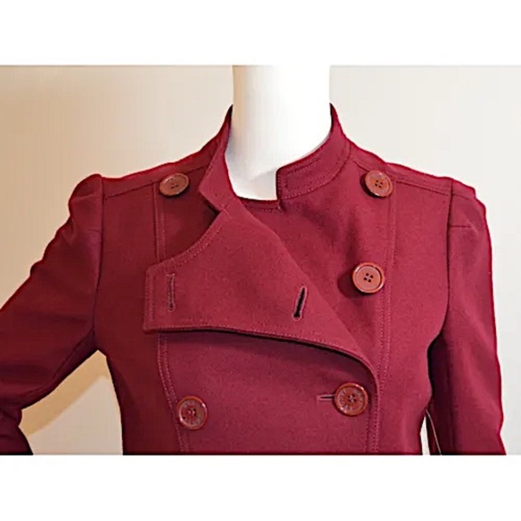 Marc Jacobs.Double-breasted 100% wool cranberry jacket/peacoat - Picture 7 of 10